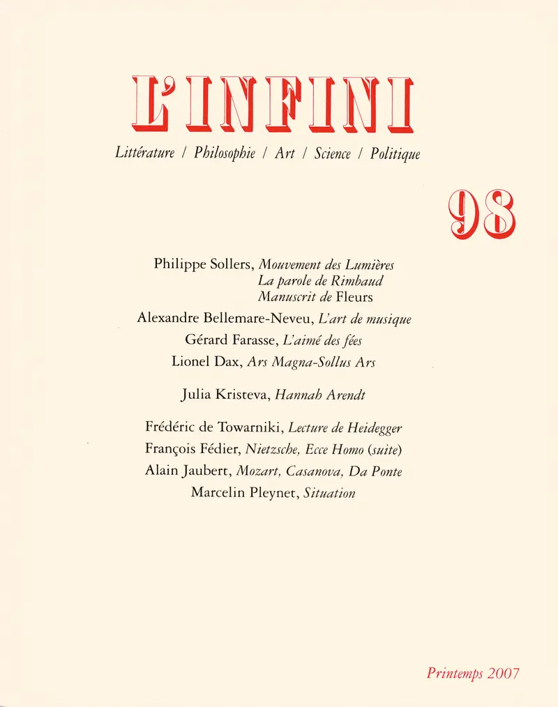 L'Infini - Collectif