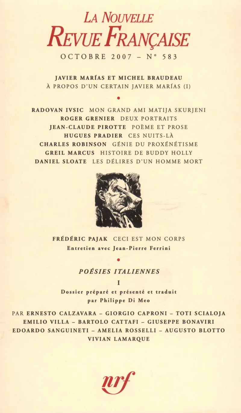 La Nouvelle Revue Française - Collectif