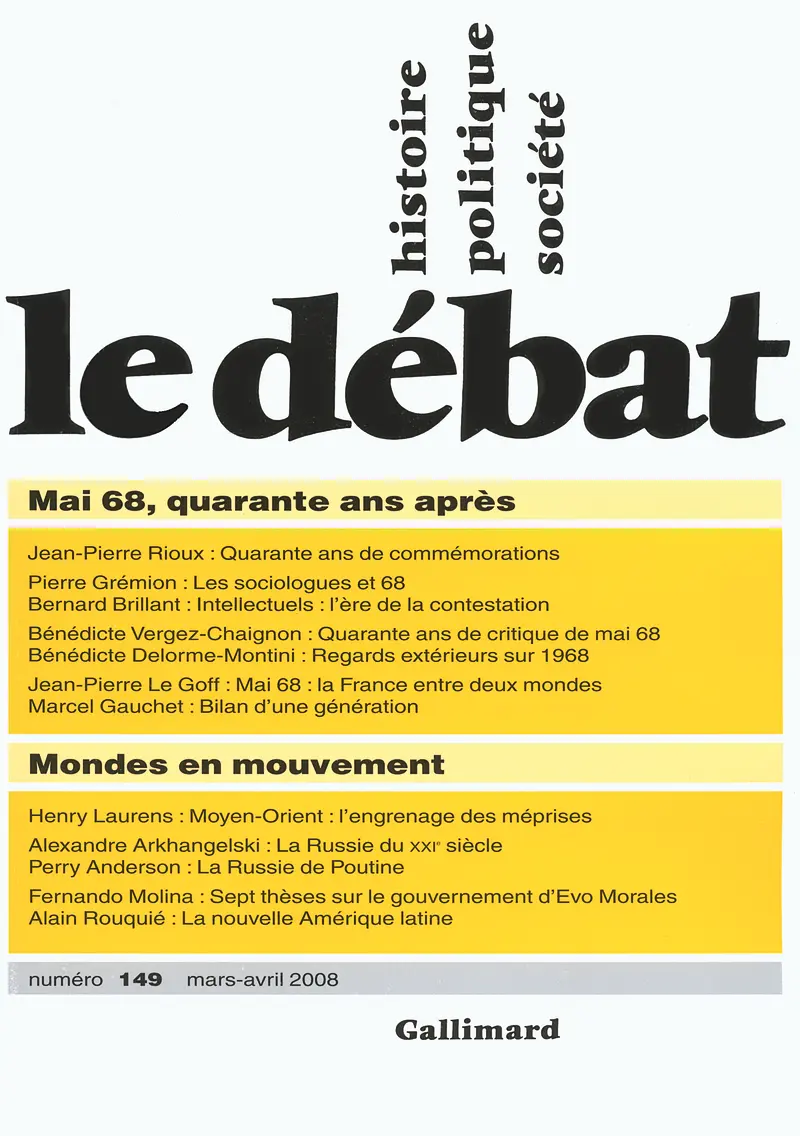 Le Débat - Collectif