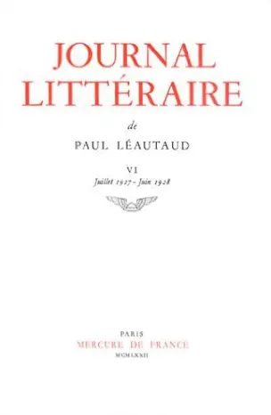 Journal littéraire - Paul Léautaud