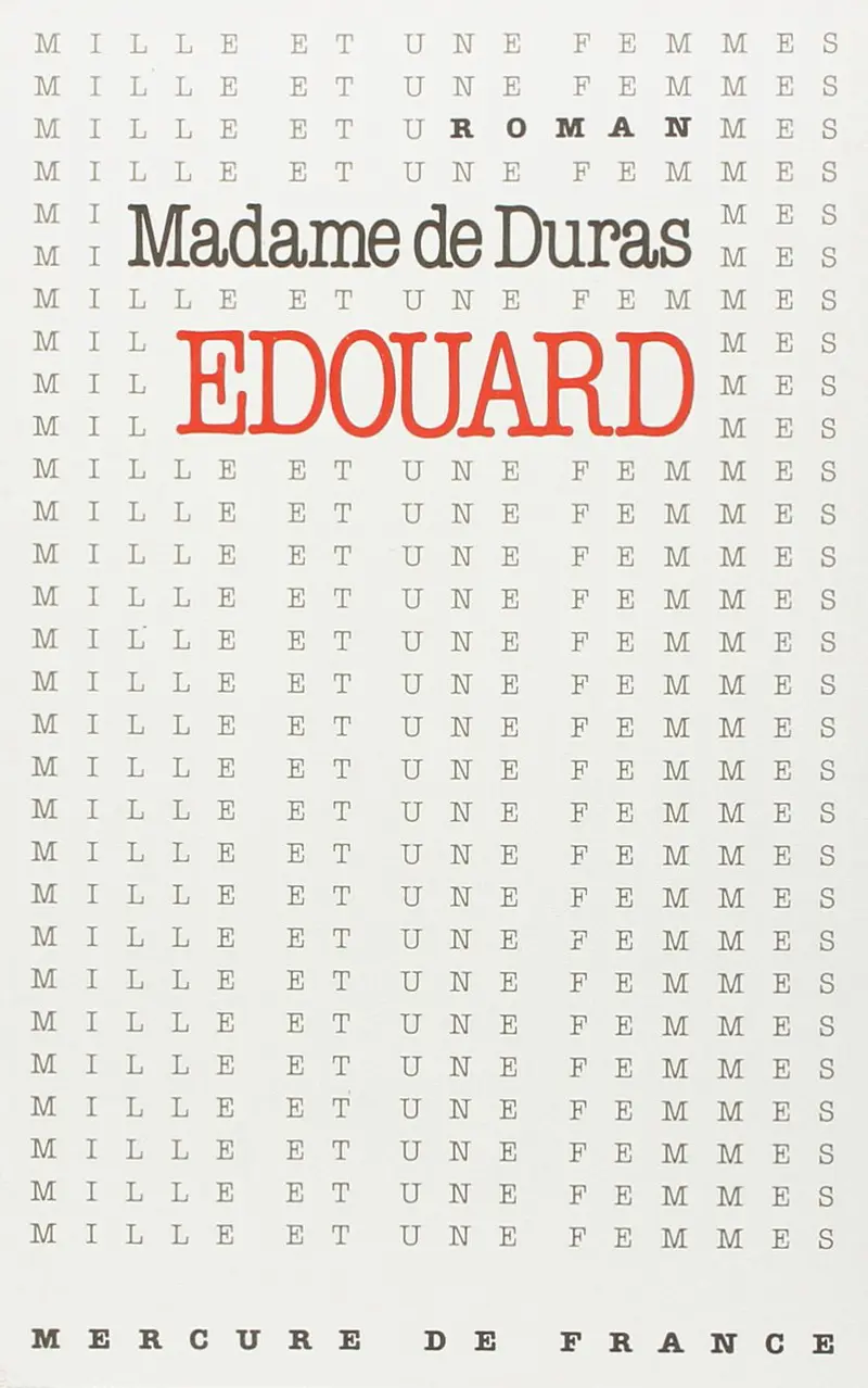 Édouard - Madame de Duras