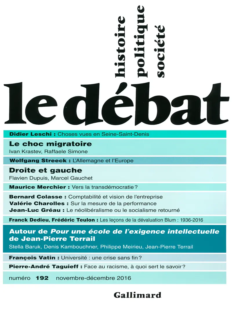 Le Débat - Collectif