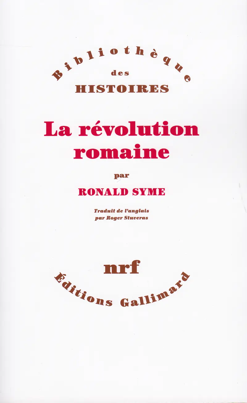 La révolution romaine - Ronald Syme