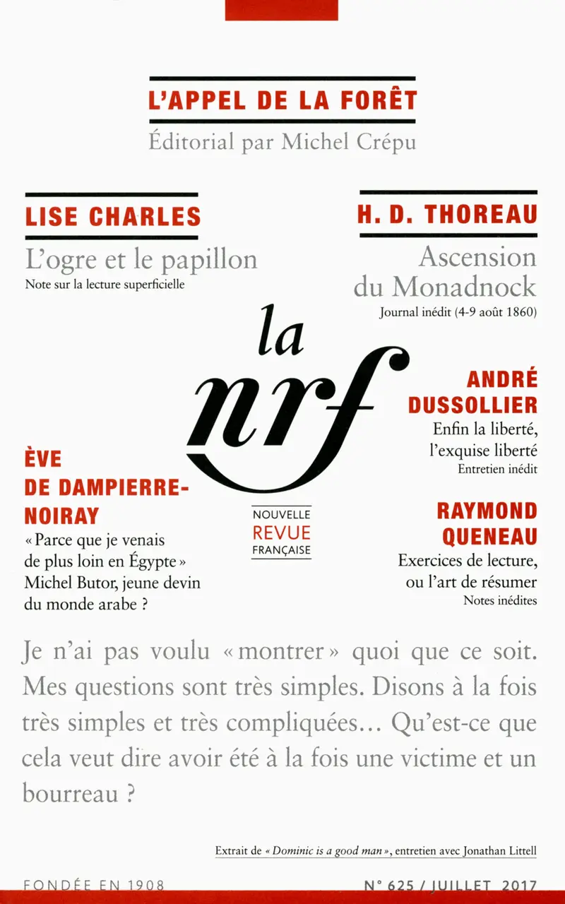 La Nouvelle Revue Française - Collectif