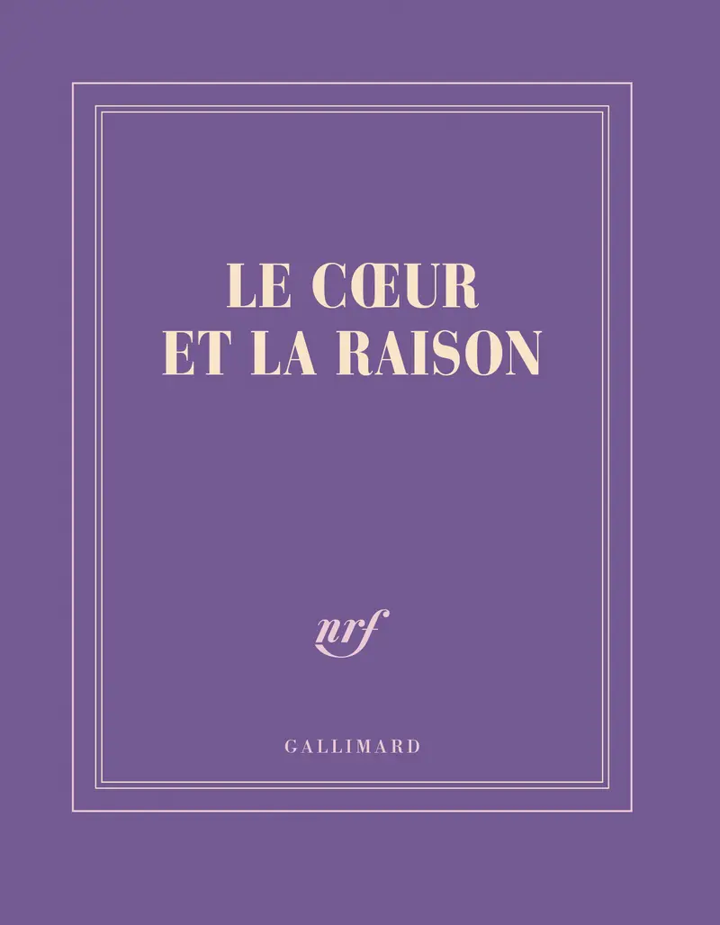 Carnet carré «Le Cœur et la Raison» (papeterie) - Collectif