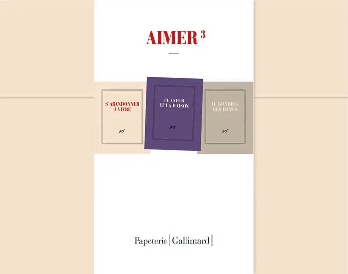 Carnets carrés «Aimer» (papeterie) - Collectif