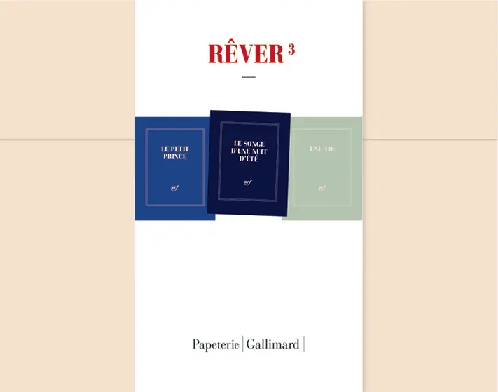 Carnets carrés «Rêver» (papeterie) - Collectif