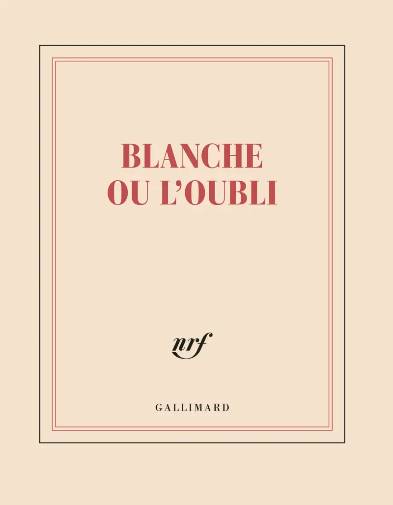 Carnet carré «Blanche ou L'oubli» (papeterie) - Collectif