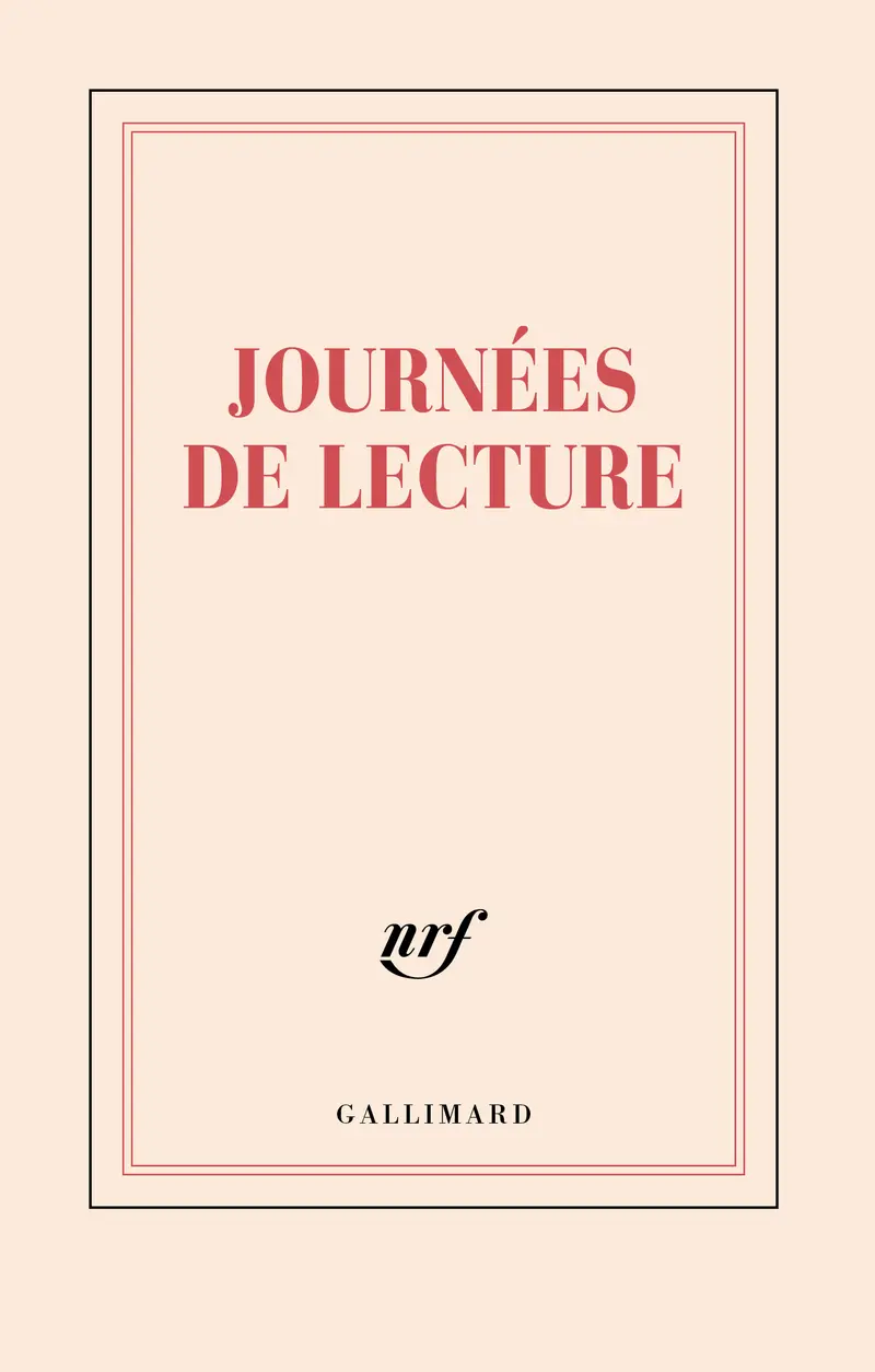 Carnet «Journées de lecture» (papeterie) - Collectif