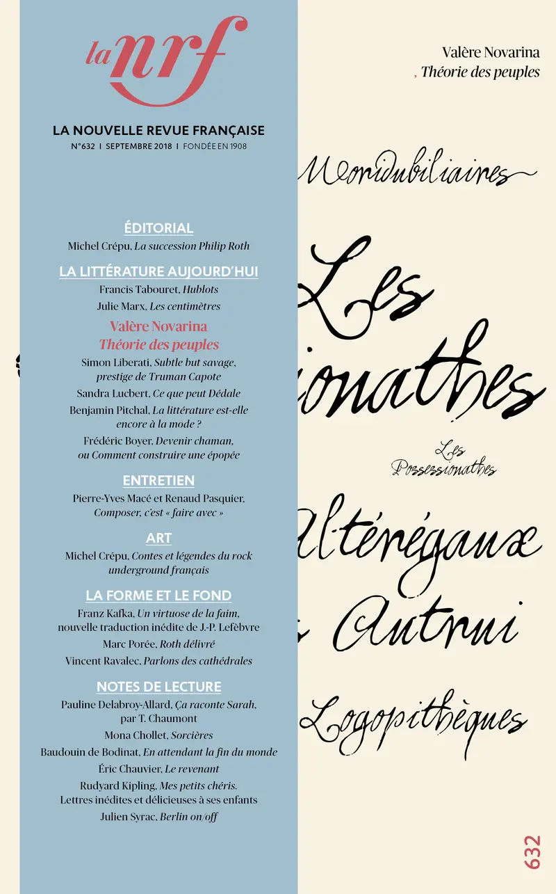 La Nouvelle Revue Française - Collectif