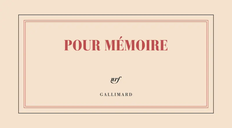 Bloc «Pour mémoire» (papeterie) - Collectif