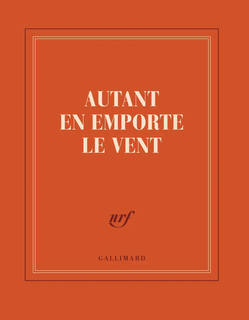 Carnet carré «Autant en emporte le vent» (papeterie) - Collectif