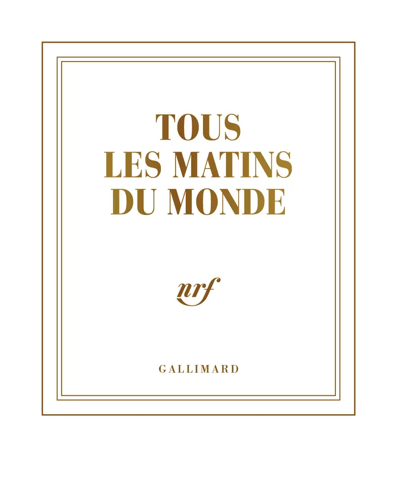 Carnet poche «Tous les matins du monde» (papeterie) - Collectif