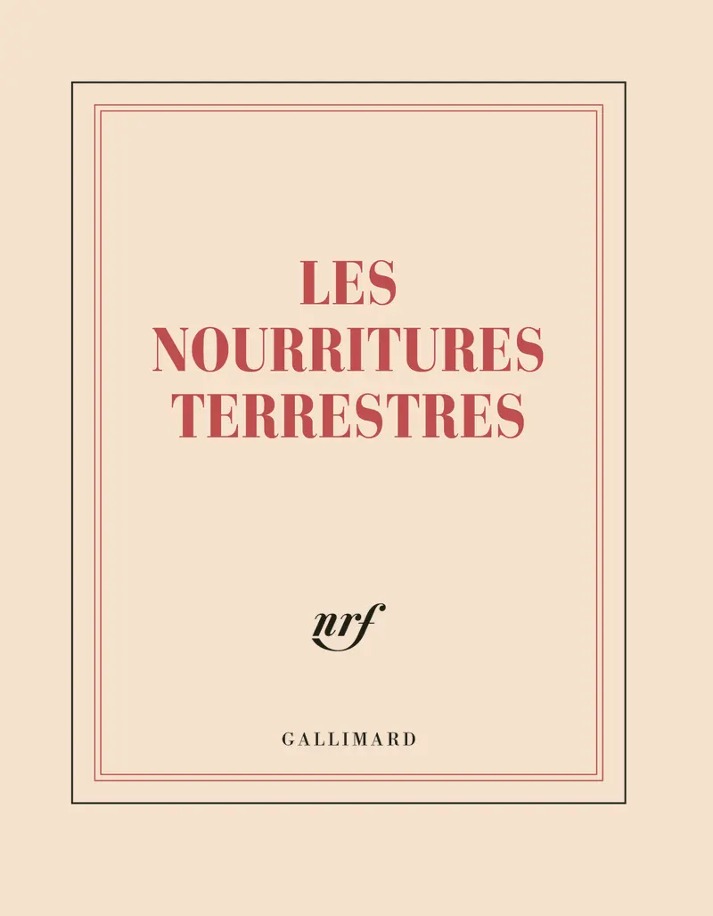 Carnet carré «Les nourritures terrestres» (papeterie) - Collectif