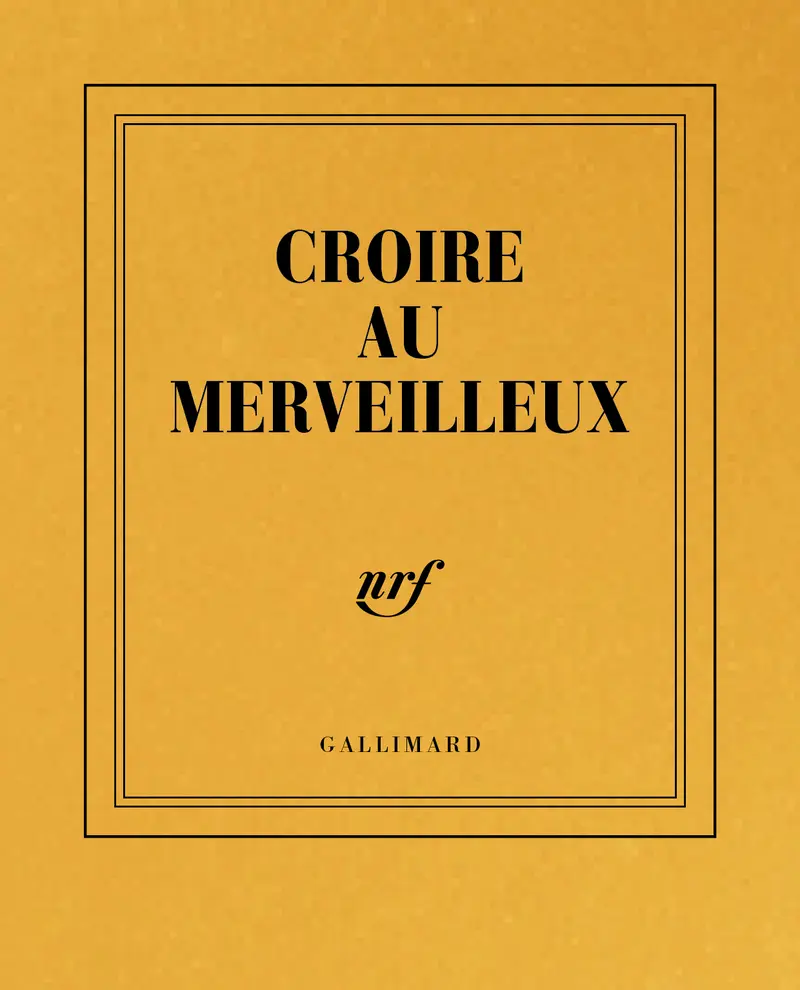 Carnet poche « Croire au Merveilleux » (papeterie) - Collectif