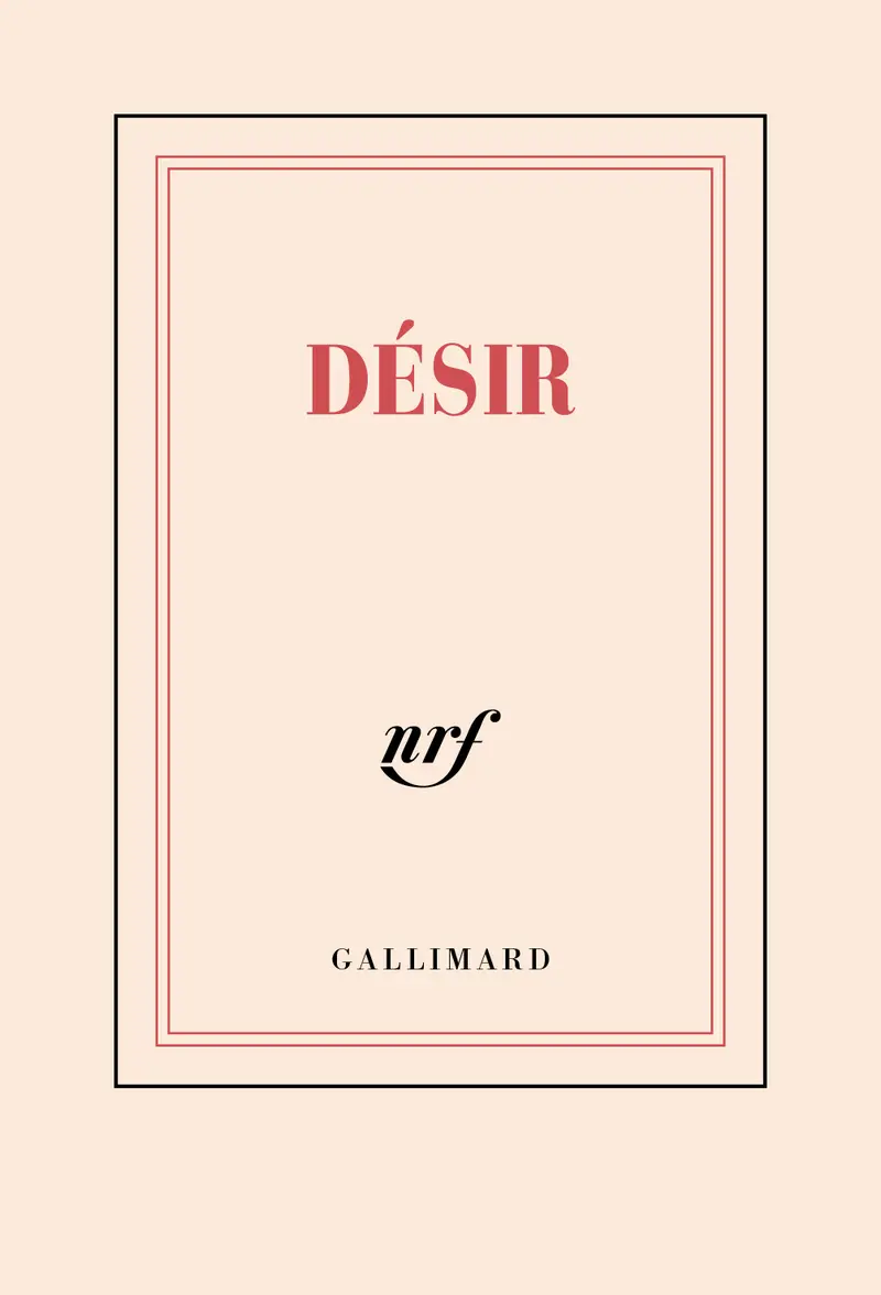 Carnet poche « Désir » (papeterie) - Collectif