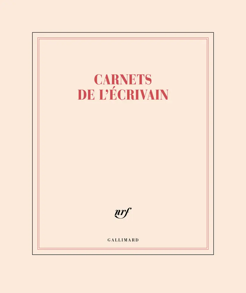Carnet Grand format « Carnets de l'écrivain » (papeterie) - Collectif