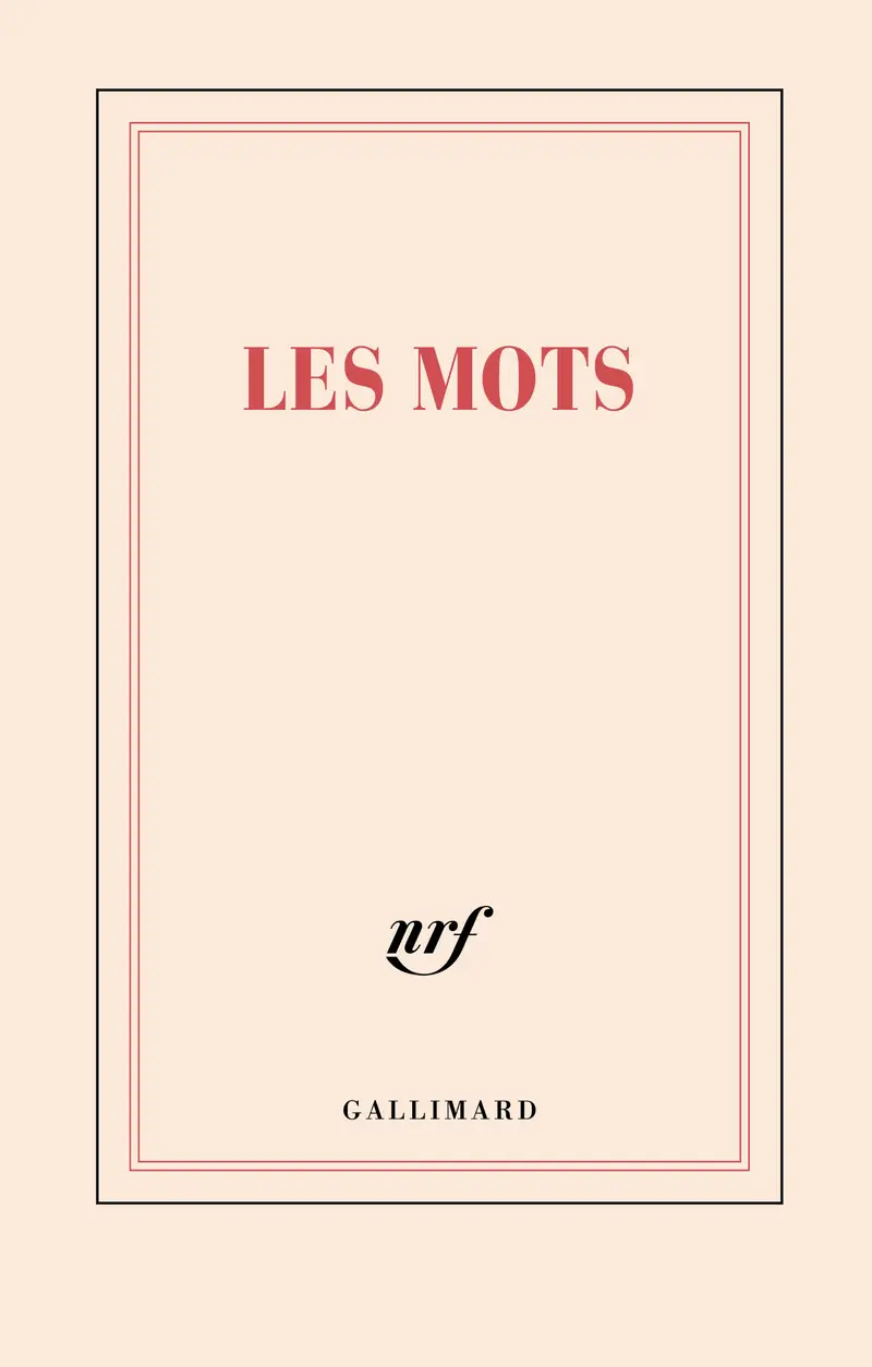Carnet « Les mots » (papeterie) - Collectif