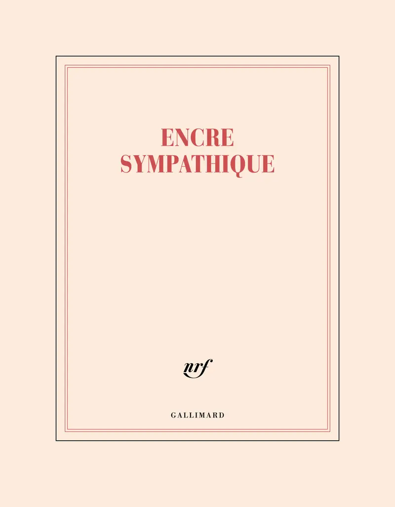 Carnet Grand format « Encre sympathique » (papeterie) - Collectif