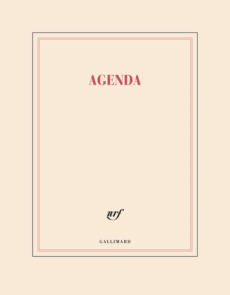Agenda littéraire grand format 2026 (papeterie) - Collectif