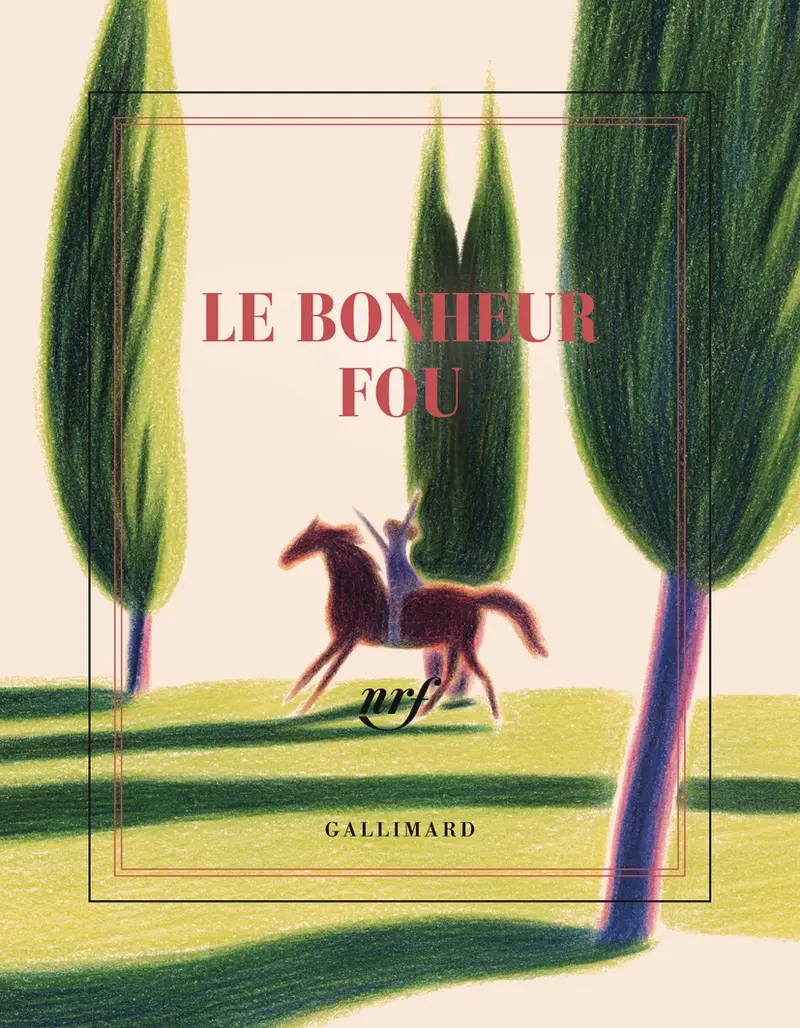 Carnet carré illustré "Le bonheur fou" (papeterie) - Collectif