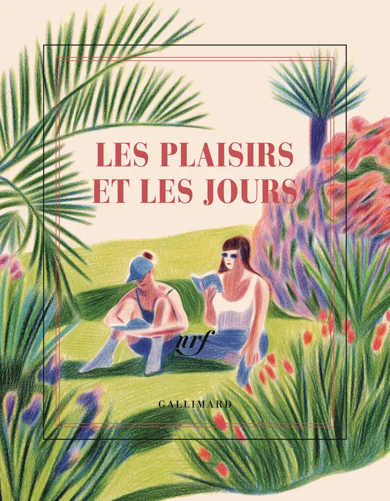 Carnet carré illustré "Les plaisirs et les jours" (papeterie) - Collectif