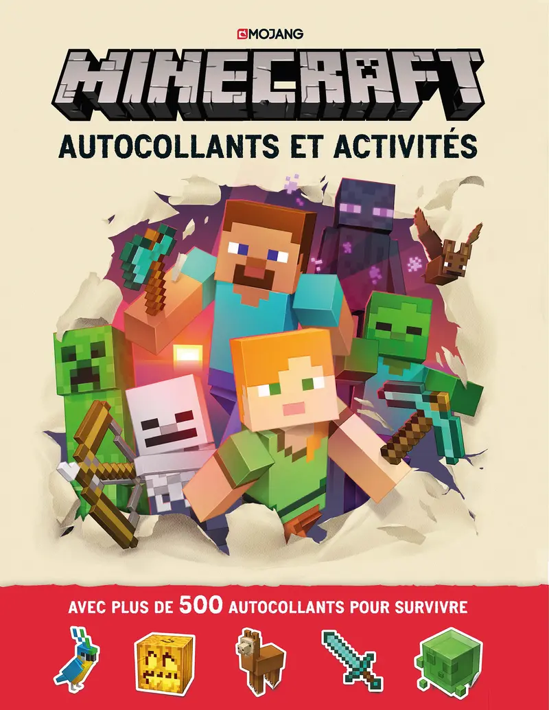 Minecraft : Autocollants et activités - Collectif