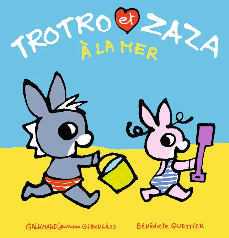 Trotro et Zaza à la mer - Bénédicte Guettier