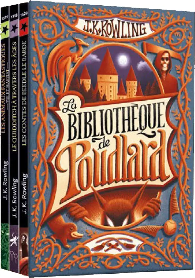 La bibliothèque de Poudlard - J.K. Rowling - Bruno Liance