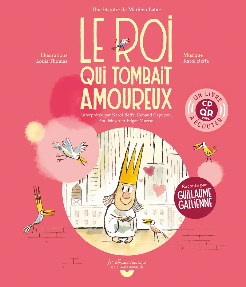 Le roi qui tombait amoureux livre-cd - Mathieu Laine