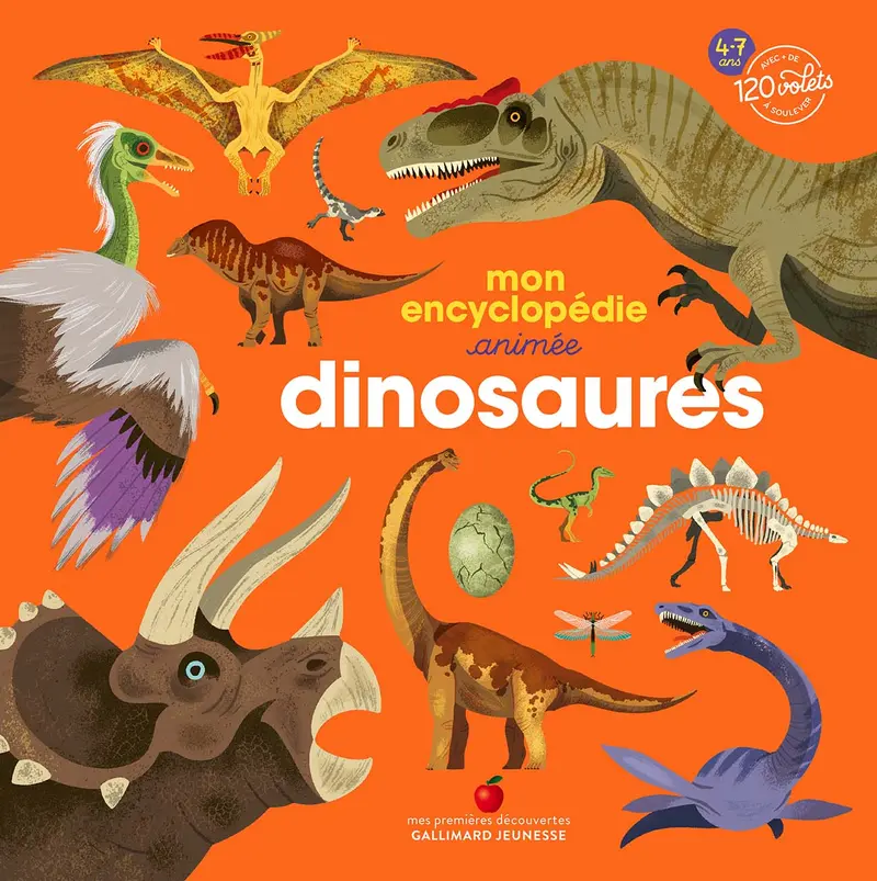 Mon encyclopédie animée - Dinosaures - Emmanuelle Kecir-Lepetit