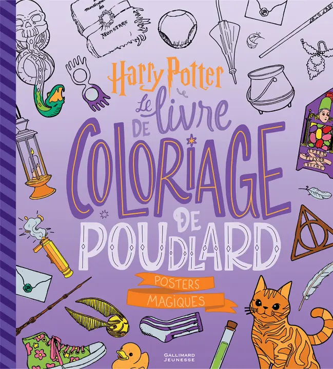 Harry Potter - Le Livre de coloriages de Poudlard #3 - posters (tp) - Collectif