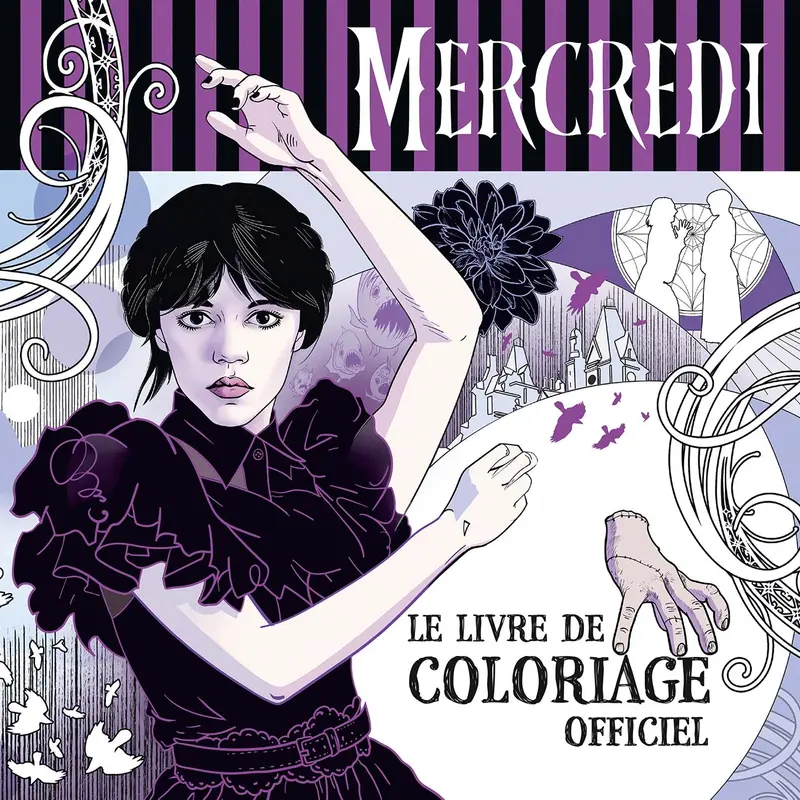 Mercredi – Le Livre de coloriage officiel - Collectif